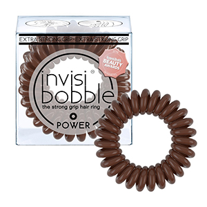 invisibobble POWER Pretzel Brown Packaging and Single