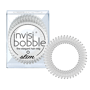 invisibobble SLIM Crystal Clear Packaging & Single