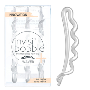 invisibobble Waver Plus Crystal Clear Pack and Single