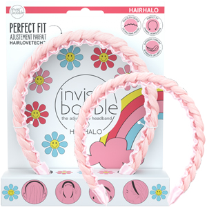 Ambitas invisibobble Hairhalo Retro Dreamin Eat Pink and be Merry