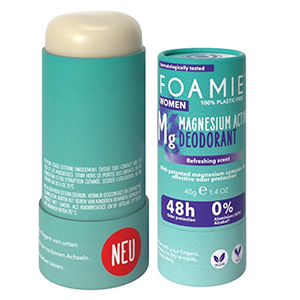 Ambitas Foamie Solid Deodorant for Women Rain in the Woods